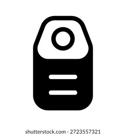 Design-Illustration für Tag-Symbol-Vektorsymbol