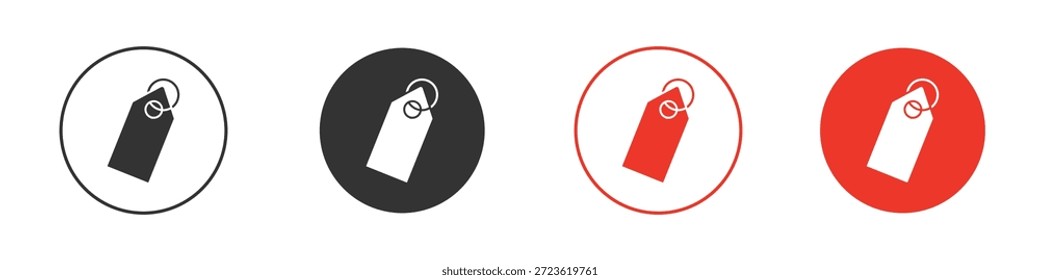 Icono de la etiqueta. diseño de Vector de Web