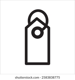 tag icon with white background