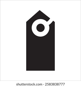 tag icon with white background