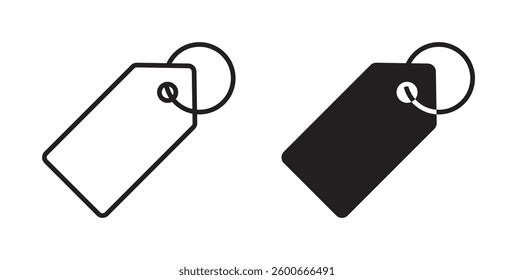 Tag icons graphics set vectors