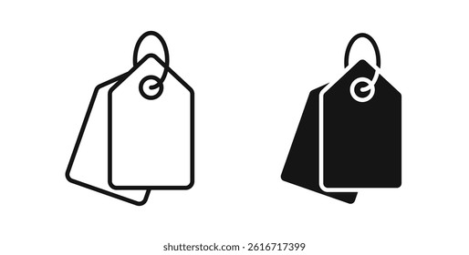 Tag icons set for website design