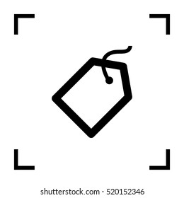 Tag isolated minimal single flat linear icon for application and info-graphic. Sale line vector icon for websites and mobile minimalistic flat design.