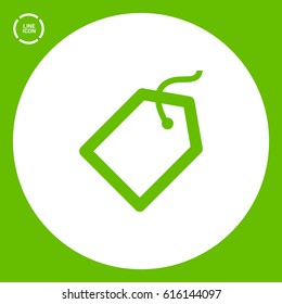 Tag isolated minimal single flat linear icon for application and info-graphic. Sale line vector icon for websites and mobile minimalistic flat design.