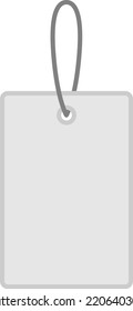 A tag isolated vector illustration.