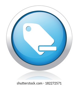 Tag label button
