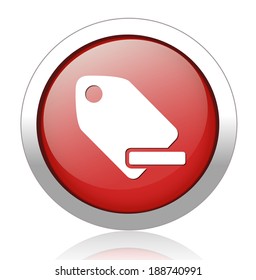 Tag label button