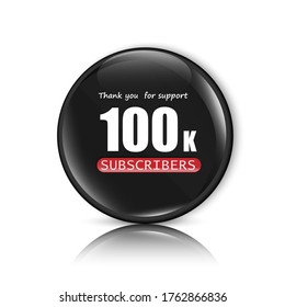 La etiqueta de etiqueta puede utilizarse brooch y aguja 100 k de seguidores y suscriptores de soporte