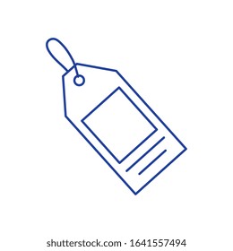 tag label commerce isolated icon vector illustration design