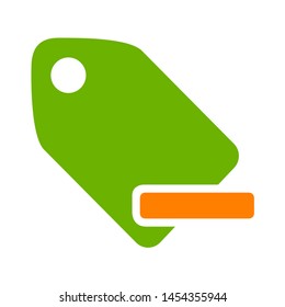 Tag label icon. flat illustration of Tag label. vector icon. Tag label sign symbol