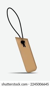 Etiqueta Etiqueta papel antiguo sobre el vector de fondo blanco Eps 10
