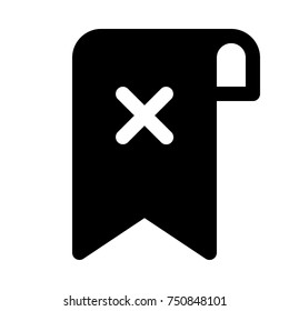 tag label remove on white background