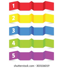 tag label set color vector illustration