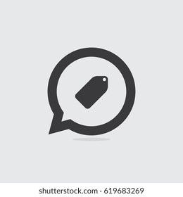 Tag Label Speech Bubble Icon