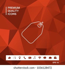 Tag line icon