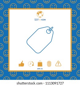 Tag line icon