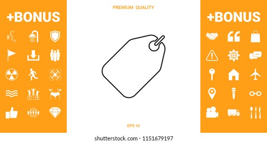 Tag line icon