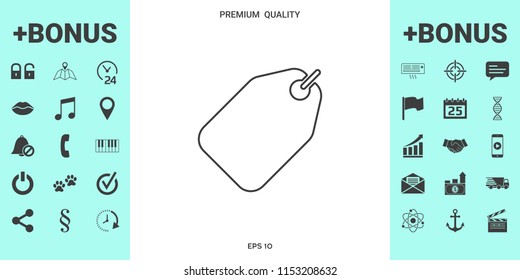 Tag line icon