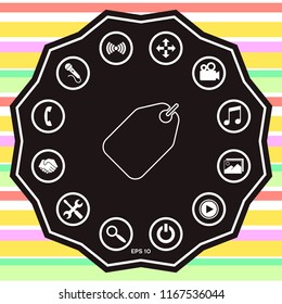 Tag line icon