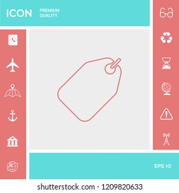 Tag line icon
