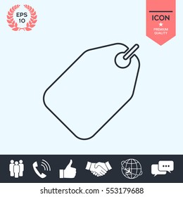 Tag line icon