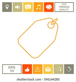 Tag line icon