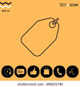 Tag line icon