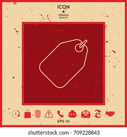 Tag line icon