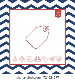 Tag line icon