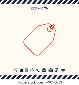 Tag line icon
