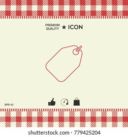 Tag line icon