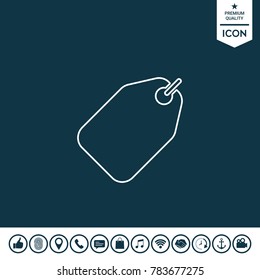 Tag line icon