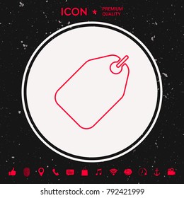 Tag line icon