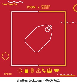Tag line icon