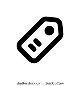 Markierungssymbol, Umriss-Logo-Illustration, lineares Piktogramm einzeln auf Weiß - einfach und flach Symbol