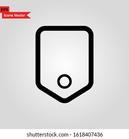 tag, link icon vector illustration - premium vector
