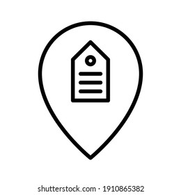 Tag, location, travel icon vector image. Can also be used for Maps and Location. Suitable for use on web apps, mobile apps and print media.