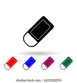 tag multi color icon. Elements of art and painting set. Simple icon for websites, web design, mobile app, info graphics