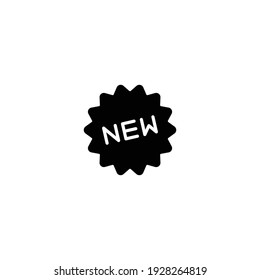 Etiqueta Nuevo vector de icono para web, computadora y aplicación móvil