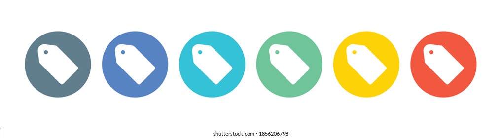 Tag pixel-perfect icon for design work such as website, application, infographic, book, magazine, presentation, poster, screen printing.