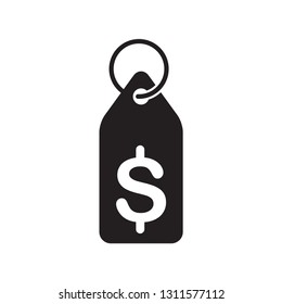 Tag price icon vector