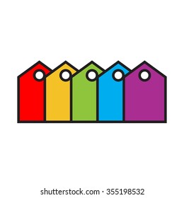 tag price logo vector
