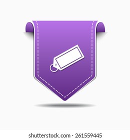 Tag Purple Vector Icon Design