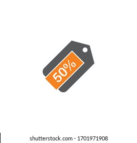 Tag related icon on background for graphic and web design. Creative illustration concept symbol for web or mobile app.