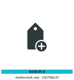 tag sale icon vecto logo template design element