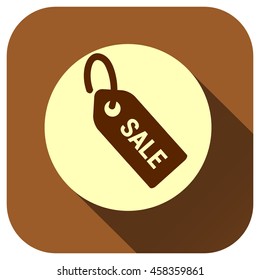 Tag Sale icon vector logo for your design, symbol, application, website, UI