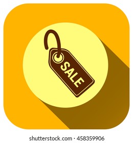 Tag Sale icon vector logo for your design, symbol, application, website, UI