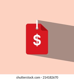 tag sell label flat icon  vector illustration eps10  
