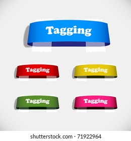 Tag Sticker Label Plaster Shadow