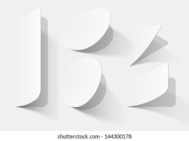 Tag Sticker Label Shadow